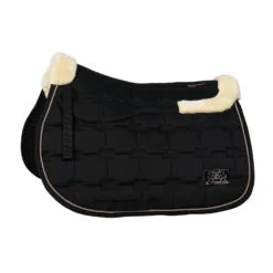 B Vertigo Alaska All Purpose Saddle Pad With Faux Fur Trim