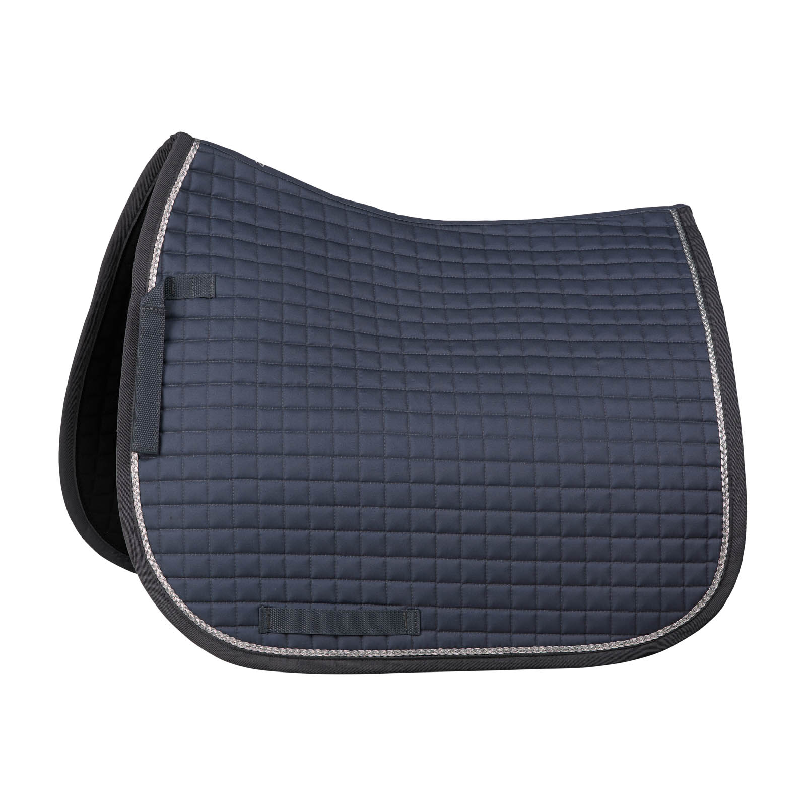 Horze Glarus Dressage Saddle Pad With Metallic Braiding