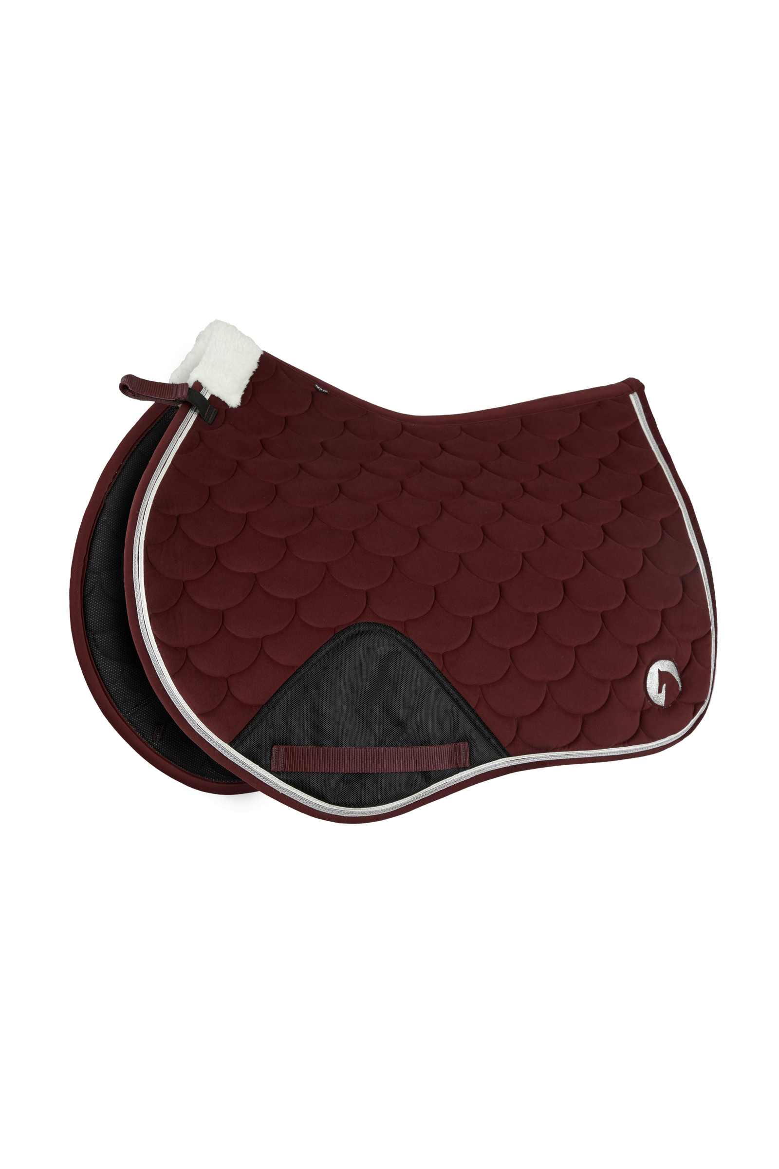 Horze Geneva All Purpose Saddle Pad With Faux Fur - Image 2