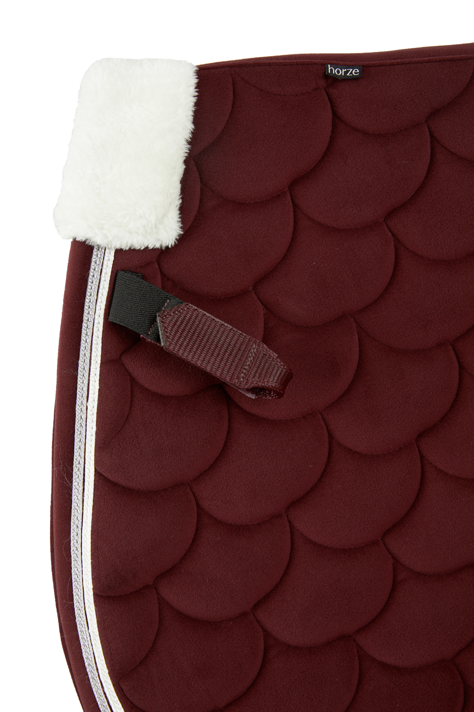 Horze Geneva All Purpose Saddle Pad With Faux Fur - Image 3