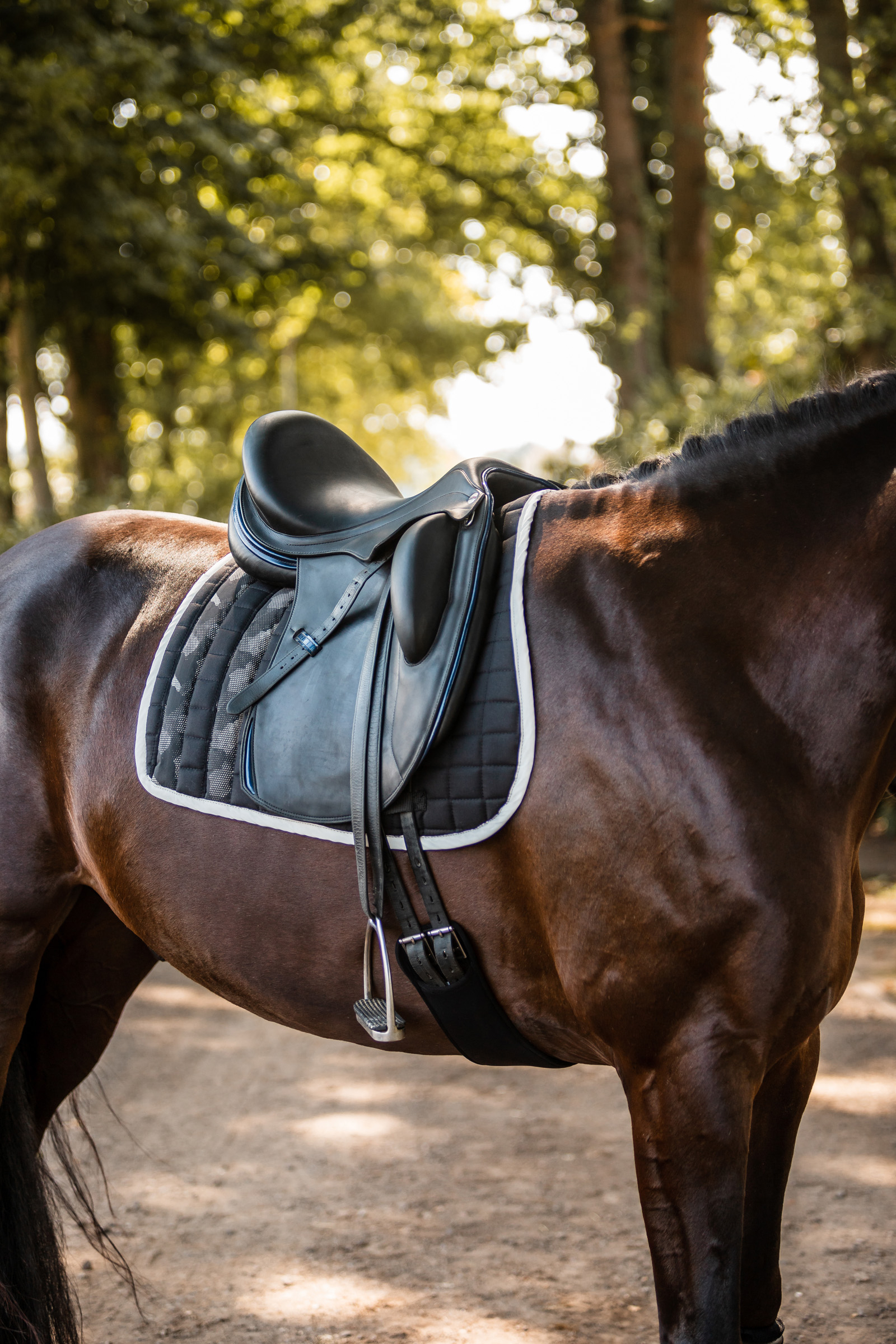 Horze Luminox Reflective Saddle Pad - Image 3