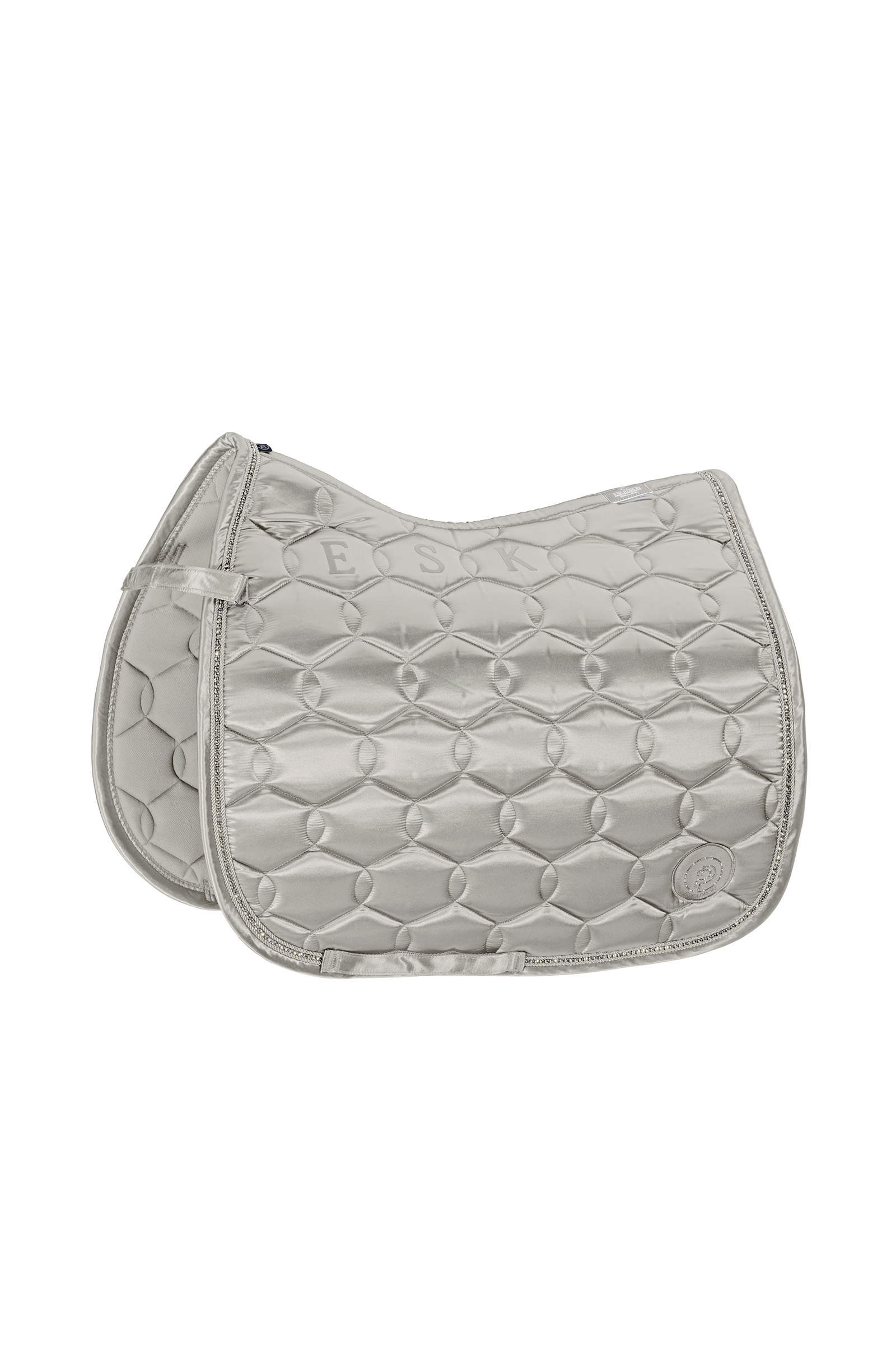 Eskadron Platinum 22 Satin Crystal Dressage Saddle Pad - Image 3