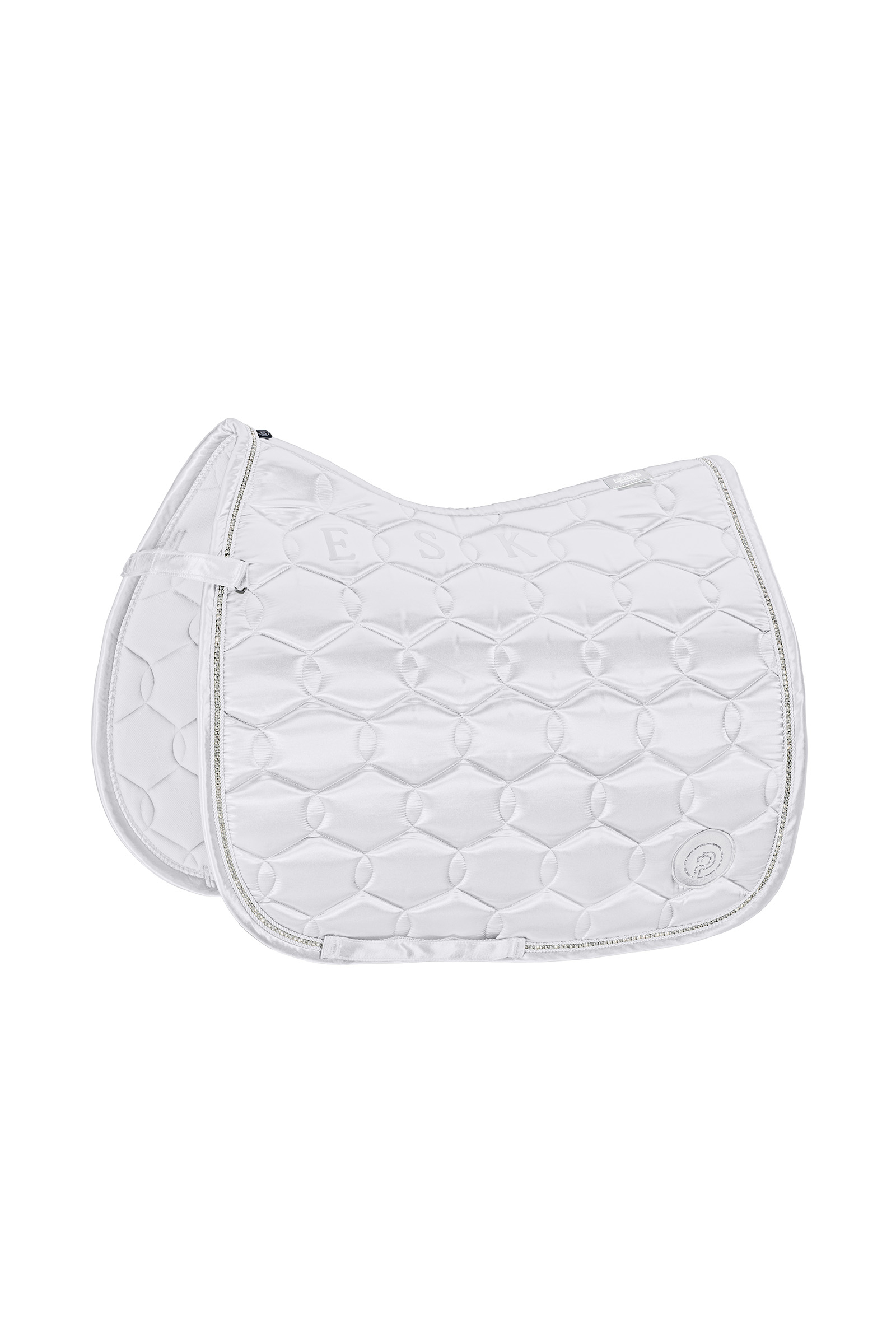Eskadron Platinum 22 Satin Crystal Dressage Saddle Pad - Image 4