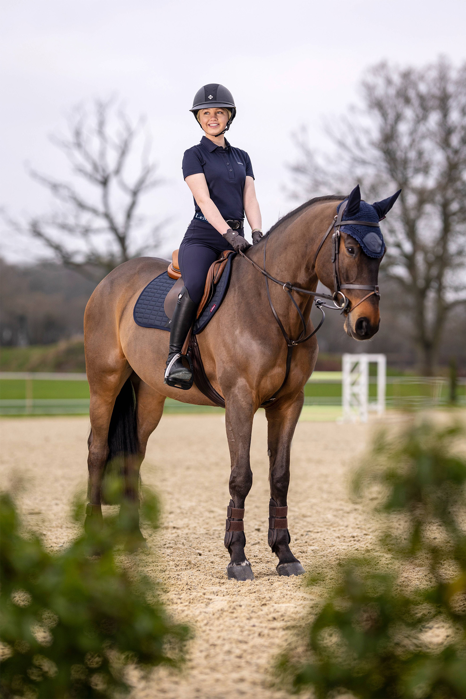 LeMieux Cooling Close Contact Jumping Saddle Pad - Image 3